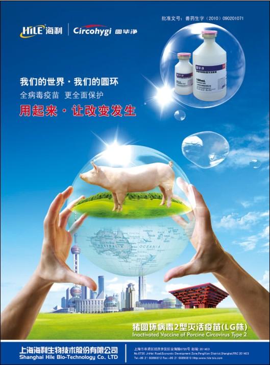 圆毕净-猪圆环病毒2型灭活疫苗|上海海利生物
