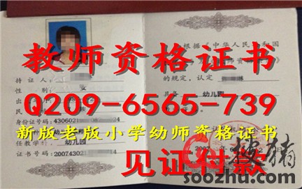 黑龙江省教师资格证书幼师资格证书图片-搜猪