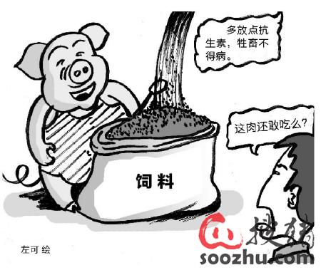 食品抽检抗生素问题最多 兽用抗生素通过食物进入人体