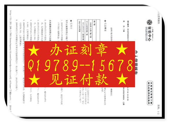 个人信用报告图解|搜猪网_中国生猪预警网